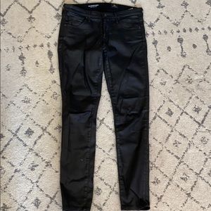 The Legging Ankle super skinny ankle waxed jeans